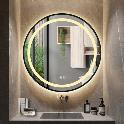 Badkamer Decoratie Morden Stijl Achtergrondverlichting Smart Glass Touch Screen Muur met LED-spiegel