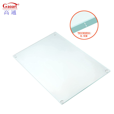 Keuken Accessoires Toughened Square Tempered Glass Cheese Cutting Board voor het hele seizoen