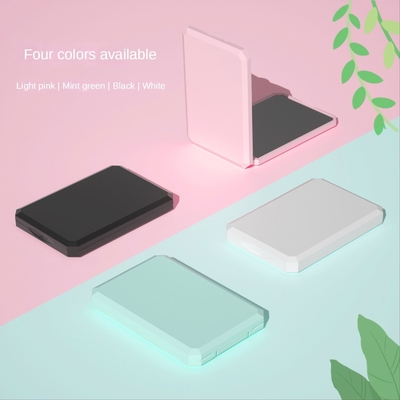 Verstelbare compacte damesdressing mirror met hartvormig LED-licht en custom design