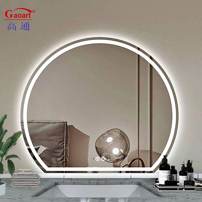 Gepersonaliseerde grootte Smart Glass Led Salon Touch Screen Badkamer spiegel voor LED wandlicht
