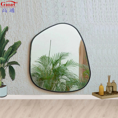 Houten frame spiegel voor wand decoratie vloerlengte spiegel modern rustiek ontwerp