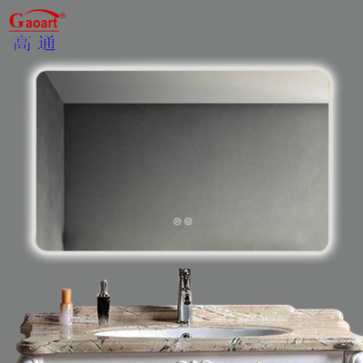 Moderne stijl glazen spiegel achtergrondverlichting LED touchscreen badkamer Muur salon make-up spiegel