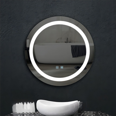 Moderne design glazen spiegel achtergrondverlicht badkamer Smart LED touchscreen make-up spiegel