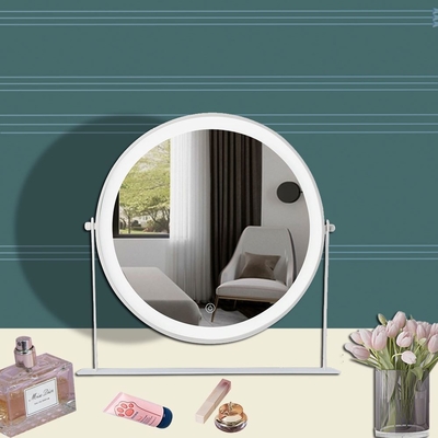 Meisje Compact Dame Dressing Cosmetische Tafel met LED Licht Spiegel Ideaal en Home Decor