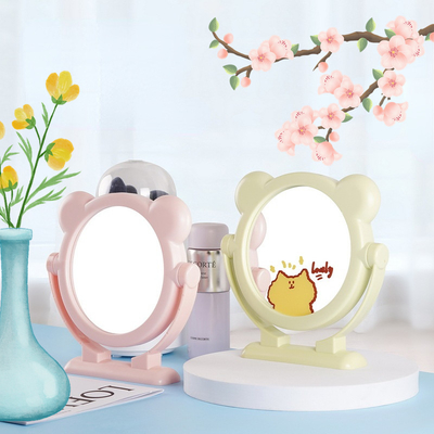 Mode Muur Spiegel Kleine make-up Huis Decoratie Reis Cosmetische Kleine huisvloer Draagbare tafel spiegel