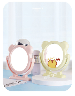 Mode Muur Spiegel Kleine make-up Huis Decoratie Reis Cosmetische Kleine huisvloer Draagbare tafel spiegel