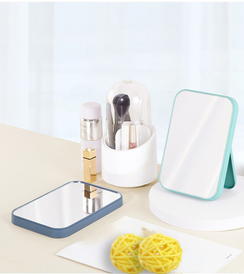 Staande draagbare make-up spiegel en badkamer vanity tafel met compact ontwerp
