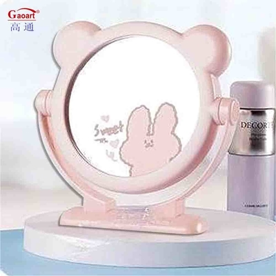 Moderne Compact Vanity Table Make-up Spiegel met schattig ontwerp en glasmateriaal 100 stuks