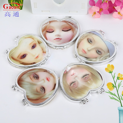 Mini Desk Compact Make-up Cosmetische Vanity Dressing Staande Draagbare Make-up Mirror