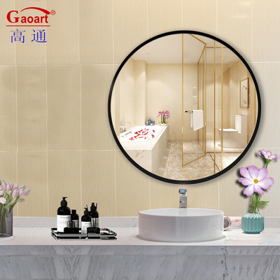 Modern stijl badkamer vanity decoratieve zilveren spiegel voor thuis gym wanddecoratie