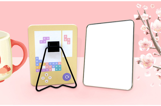 Reis cosmetische tafeltop staan staande draagbare make-up bureau spiegel voor schattig bureau