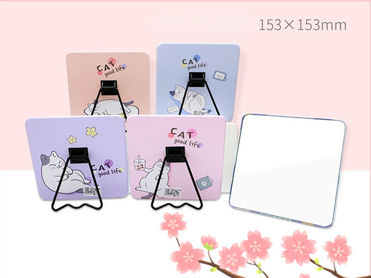 Draagbare Morden Stijl Cosmetische Tafel Desktop Make-up Top Standing Travel schattig Make-up Kleine Make-up Desk Mirror