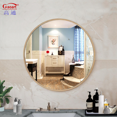 Home Wineshop Art Deco Design Stijl Zwarte ijzeren glazen spiegel voor modern badkamer
