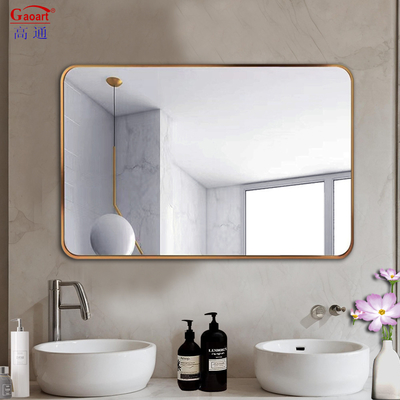Home Wineshop Badkamer Muurspiegel met modern zwart frame en hangende glazen sticker