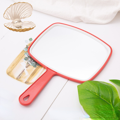Extra LOGO Ja Kleine hand spiegel Compact Custom Dressing Make-up Handheld Held voor dagelijks gebruik