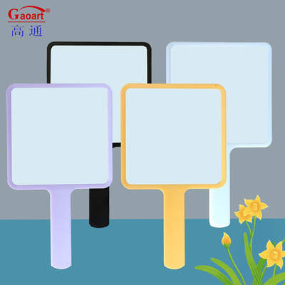 Custom Travel Cosmetic Hand Mirror met extra logo en moderne make-up voordelen