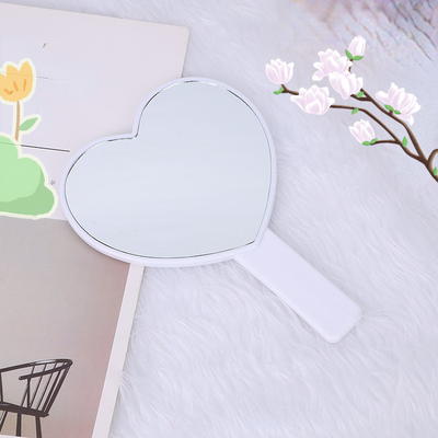 Elke dag Kosmetische reizen schattig make-up ijdelheid zak groot klein handheld make-up custom mini handheld spiegel met handvat