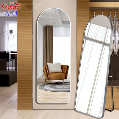 Glas spiegel boog vloerlengte staande volledige wand slaapkamer decoratie voor elegant huis