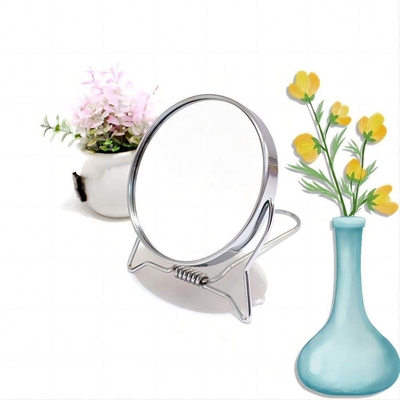 Schattige Reizing Vanity Cosmetic Vierkante Pocket Table Desktop Make-up Top Mirror Customized Packaging