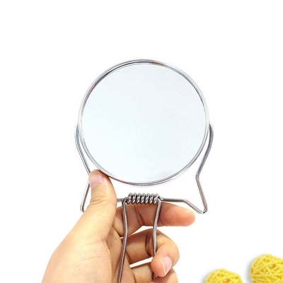 Schattige Reizing Vanity Cosmetic Vierkante Pocket Table Desktop Make-up Top Mirror Customized Packaging