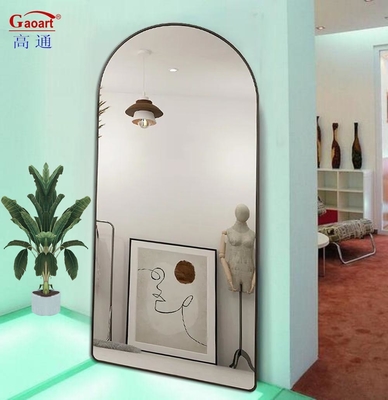 Barber Staande wand decoratie Huis Volle lengte vloer spiegel met aluminium frame