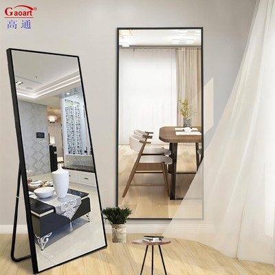 Woonkamer Echte kapper Standing Wall Dress Badkamer Volle lengte Lichaam Salon Spiegel
