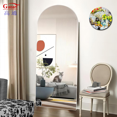 Moderne stijlvolle volledige lengte badkamer wand decor spiegel voor slaapkamer jurk stand