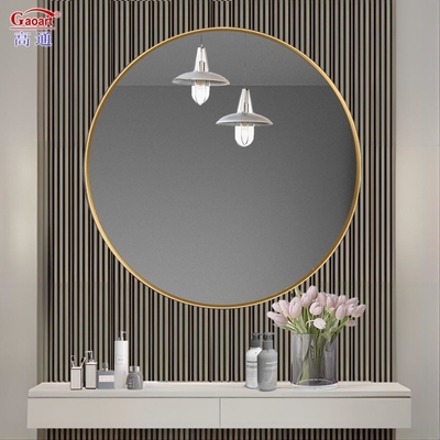 Persoonlijke grootte Rectangular Style Zilveren glazen wandspiegel voor moderne slaapkamer decor