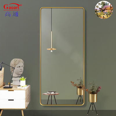 Nordic Silver Design Onbreekbare glazen spiegel in ovale stijl met aangepaste maat