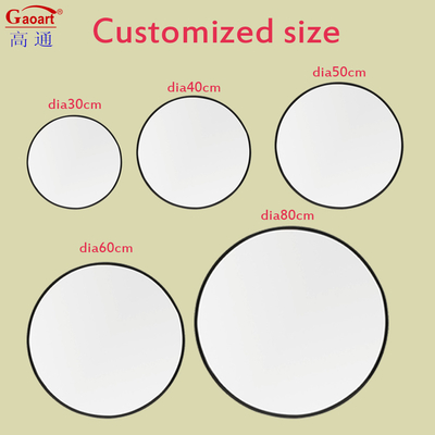 Ronde huis decoratie Plastic frame spiegel voor badkamer Decoratieve Vintage antieke stijl