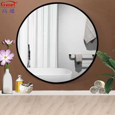 Home Wineshop Vintage Antiek Badkamer Toilet Ronde Huis Decoratie Plastic Frame Spiegel