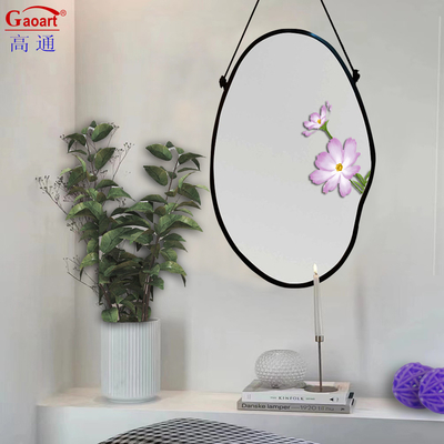 Wandspiegel Antiek Lanyard Stijl Vintage Plastic Frame voor Badkamer Toilet Decoratie