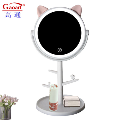 6 inch eenvoudige make-up spiegel met verstelbare hoek en handig ingebouwd in de lade