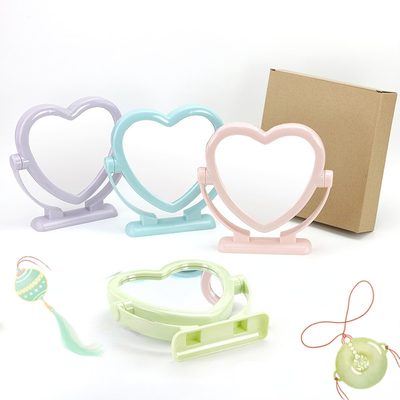 Make-up spiegel met vergrootglas en regelmatige spiegel voor nauwkeurige make-up toepassing