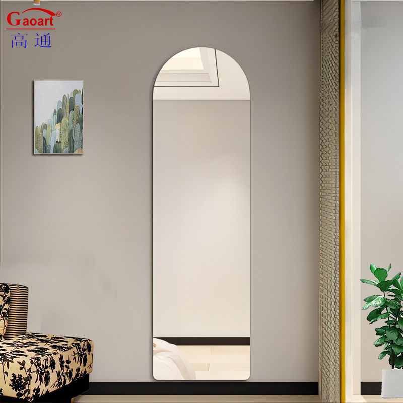 Moderne wandspiegel met onbreekbaar glas mode huis decoratieve bad montage spiegel