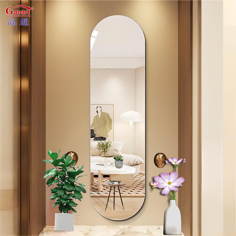 Moderne wandspiegel make-up glas beauty bad sticker voor woonkamer en badkamer