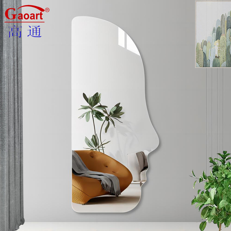 Moderne wandspiegel voor badkamer in de stijl van Morden Vol glas Make-up Home Decorative Sticker