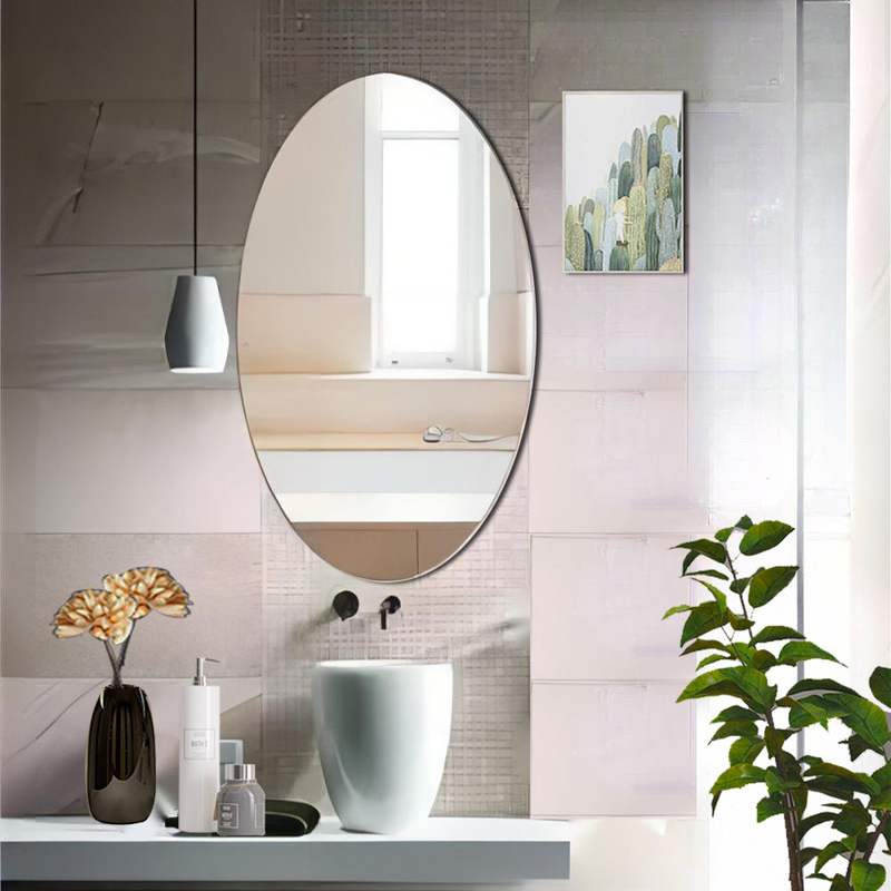 Oval glas luxe design Nordic Gym Wandhang voor badkamer spiegel voor Nordic stijl
