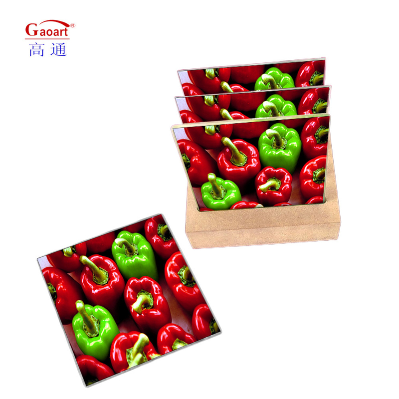 Gepersonaliseerde Kleur Blank Cut Float Bread Cutting Board voor Keuken en Wijn Glas Coaster