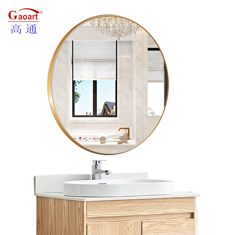 Stylish Metal Frame Muurspiegel voor slaapkamer Salon Badkamer Decoratie op maat