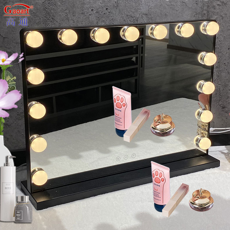 Full Body Hollywood Chorome LED cosmetische spiegel voor make-up verwerking aanpassing