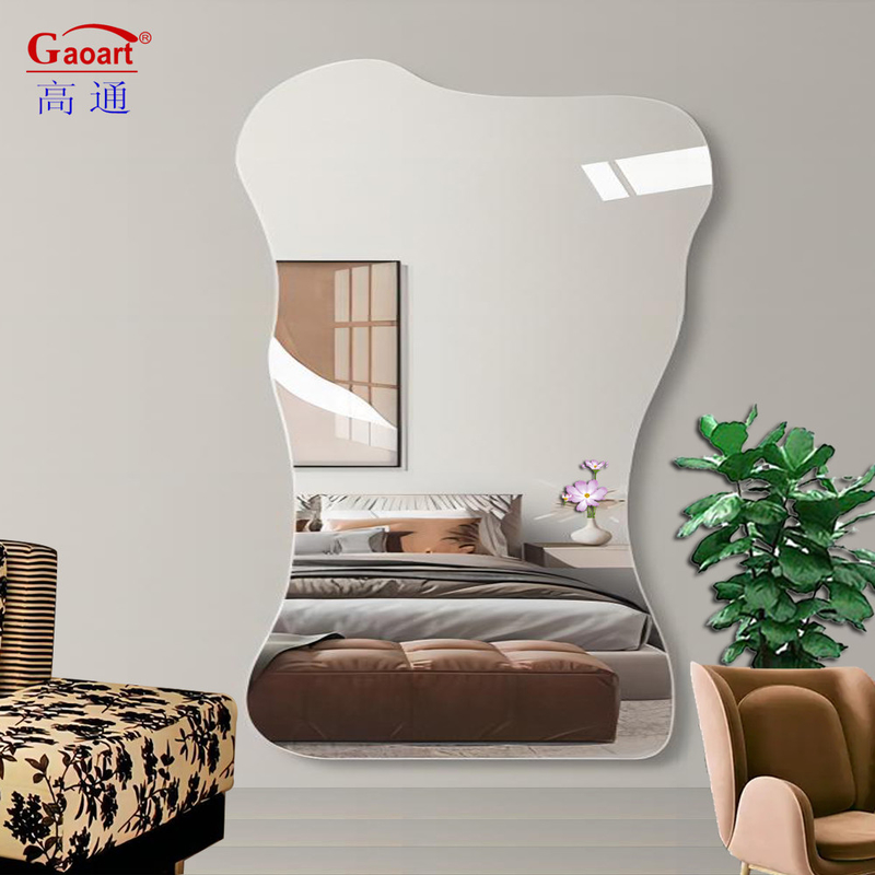 Floor Length LED Beveled Hallway Home Badkamer Make-up Metal Decor Spiegel voor het volledige lichaam