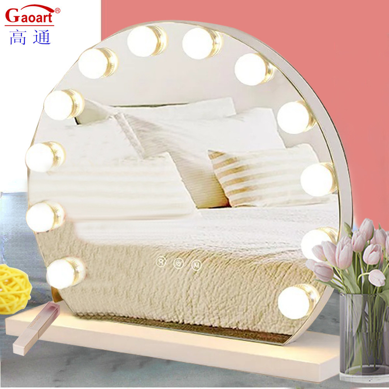 Grote chroom LED gloeilamp Home Decor Make-up Vanity met Hollywood Mirror gegarandeerd