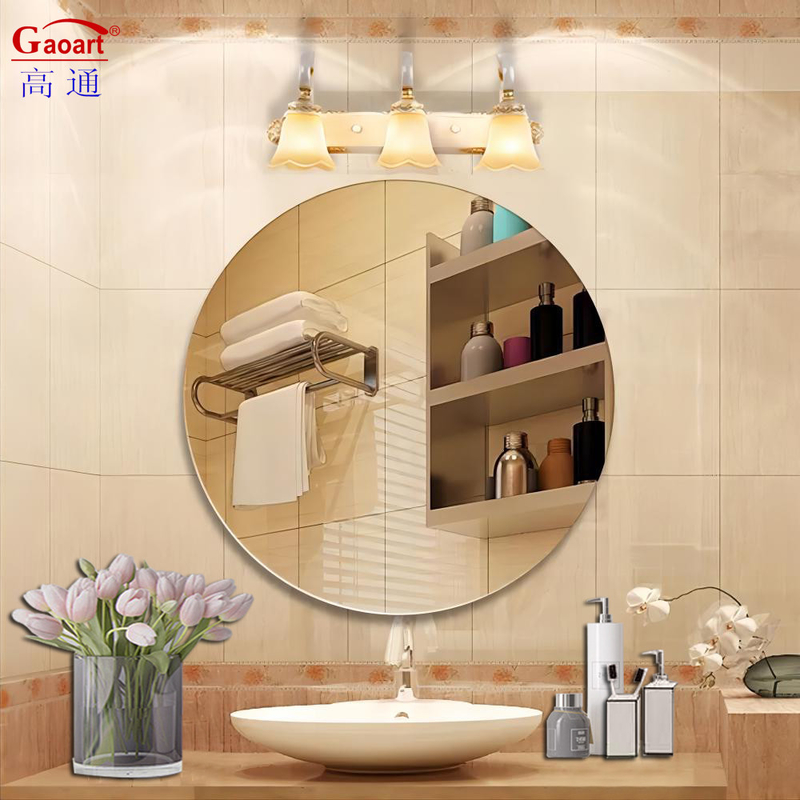 Gepersonaliseerde grootte Mode Muurspiegel voor Hotel Vanity en Barber Room Shaving Decor