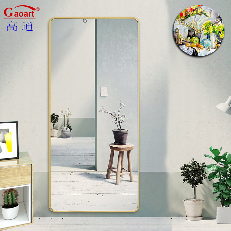 Woonkamer Zilveren kast met Aluminium Frame Listing Hoog Vierkant Wand Decor