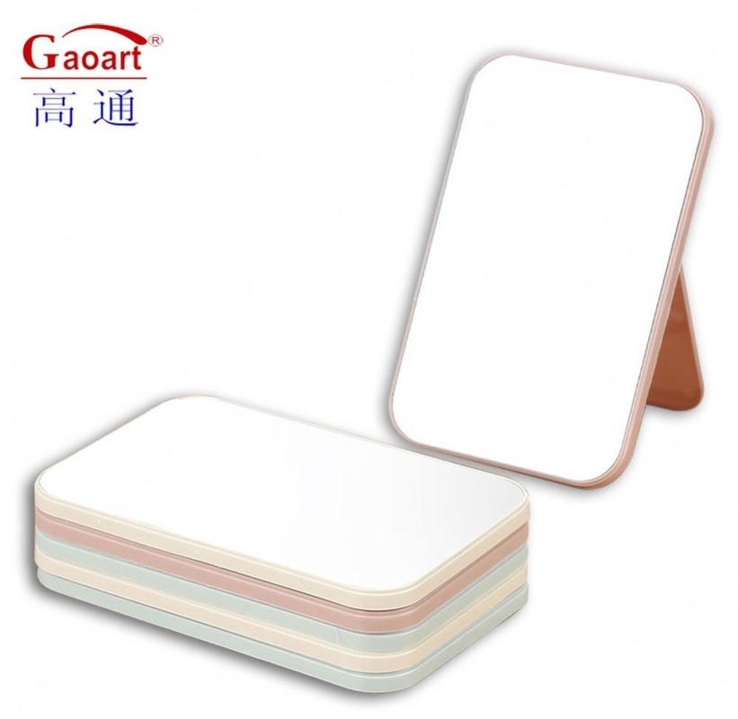 Mini Make-up Vanity Dressing Square Compact Met Logo Spiegel Voor Mode Design Stijl
