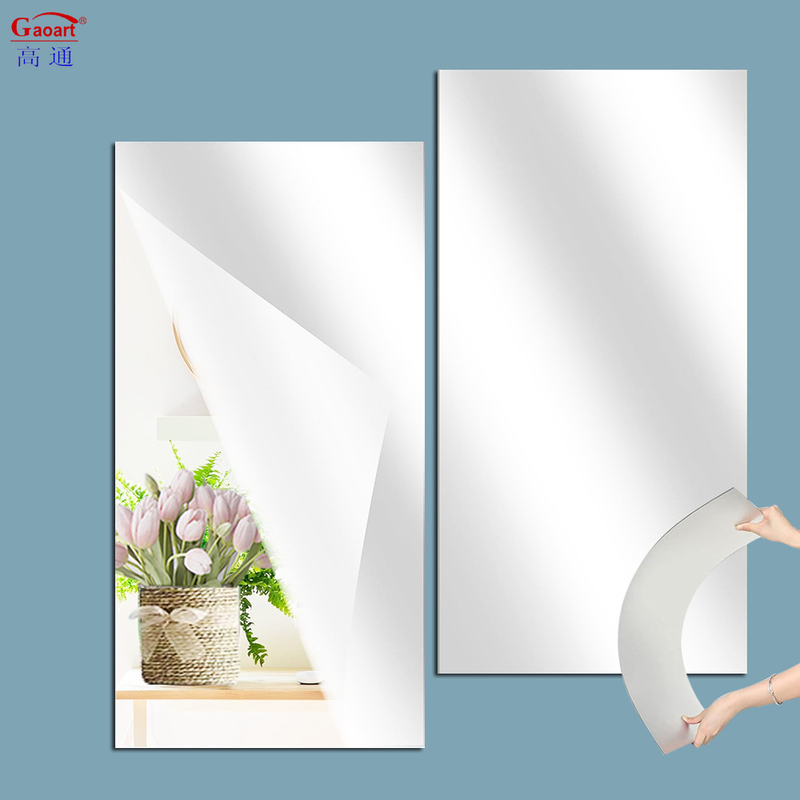 Huisdekoratie Volle lengte Decals Woonkamer Dressing Accessories met Acryl spiegel