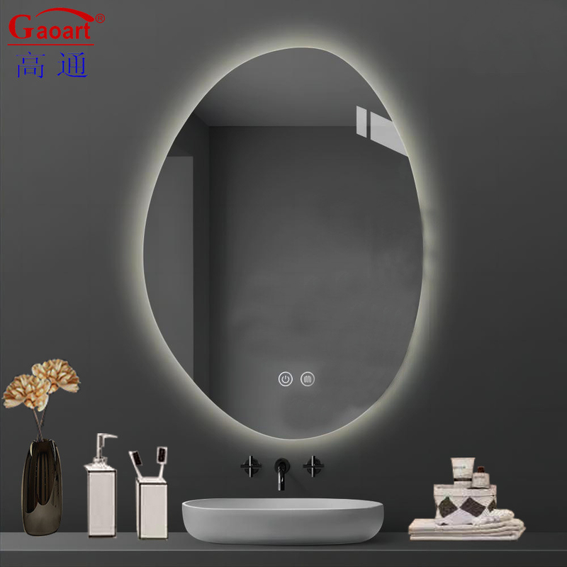 Custom grote badkamer spiegel slimme bad wand hangend met led spiegel voor altijd dag