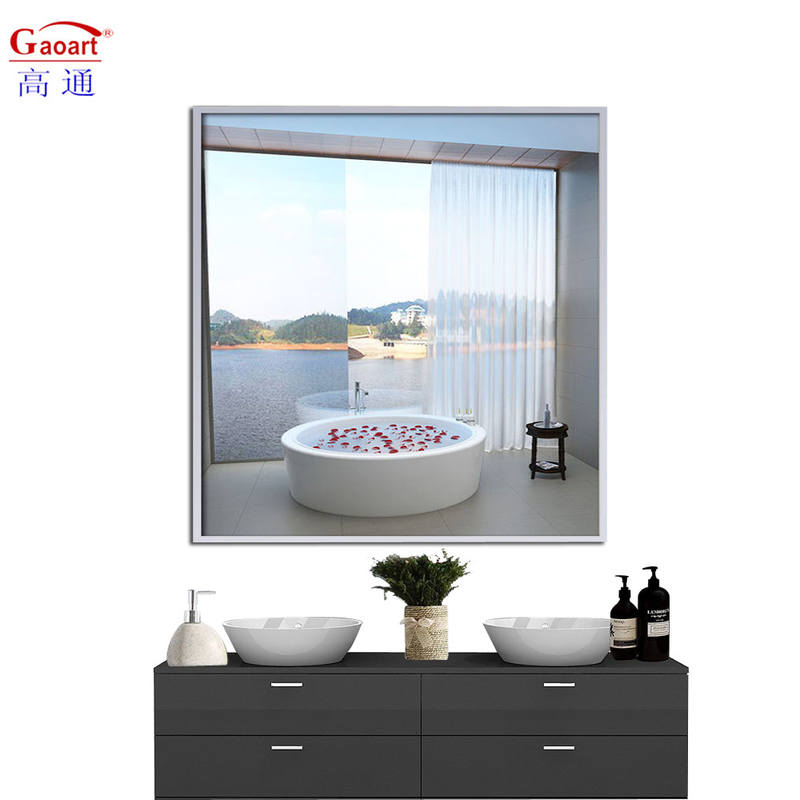 Op maat gemaakte grootte Aluminium legering Frame Glasspiegel voor staande vloer Home Decoratie