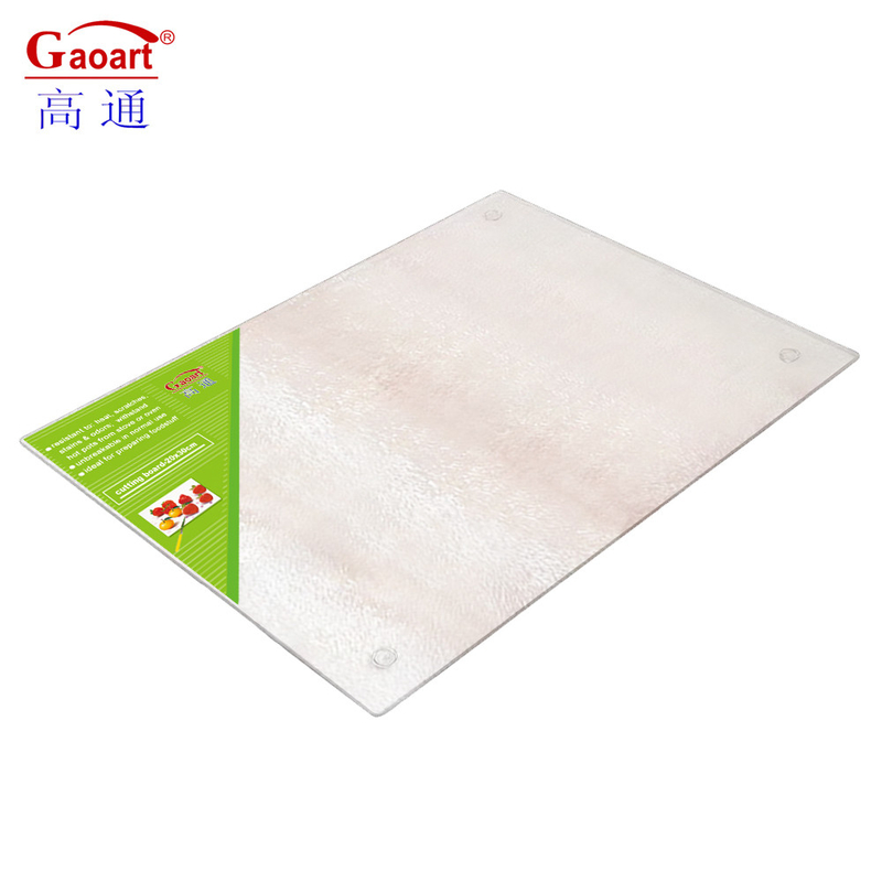 Tempered Glass Square Cheese Kitchen Cutting Board met klassiek ontwerp en maat